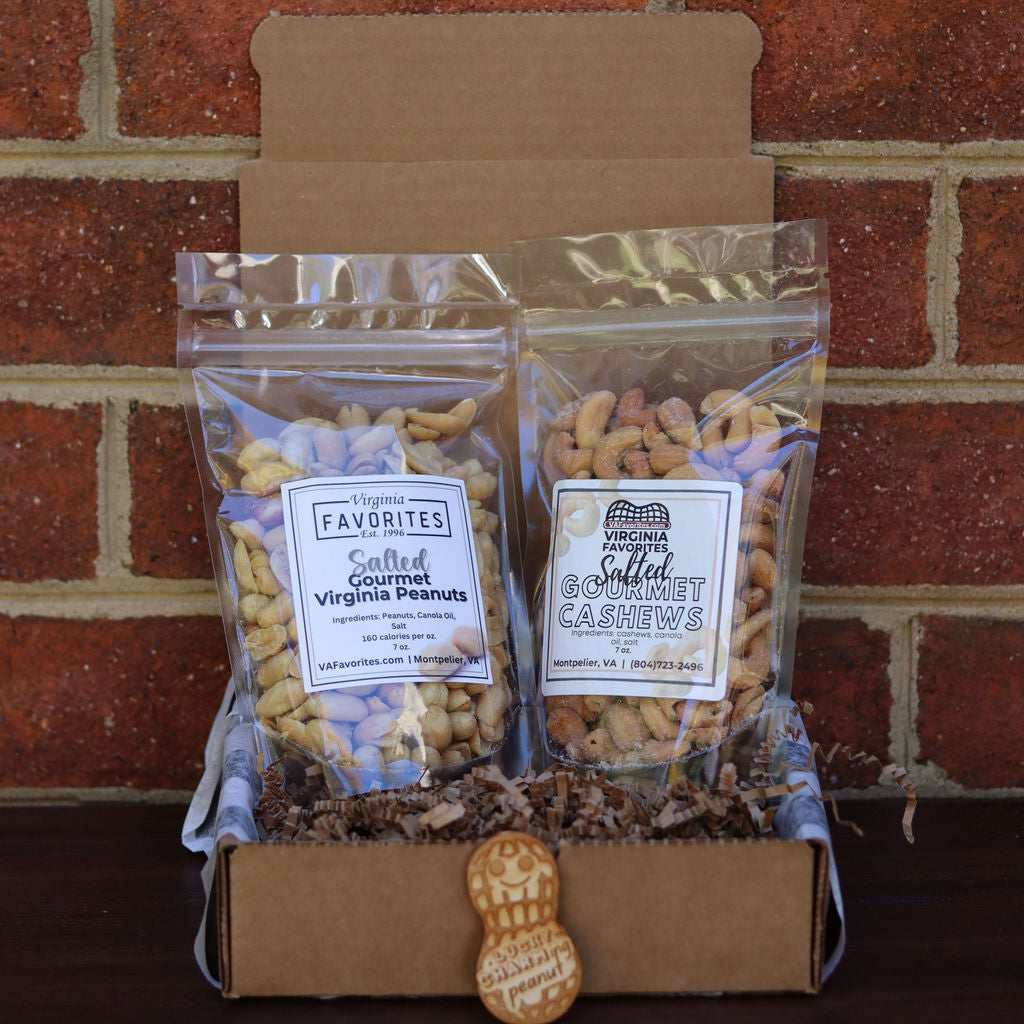 Virginia Peanuts & Cashews Gift Box