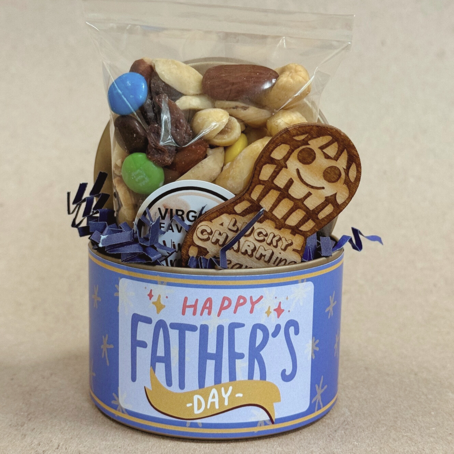 Father's Day Charming Peanut Tin